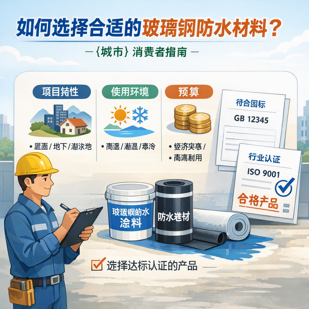 如何判定玻璃钢防水材料的合格标准? 佳木斯 消费者指南