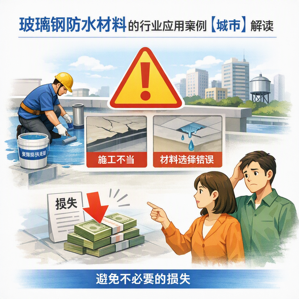 玻璃钢防水材料的行业应用案例,佳木斯解读